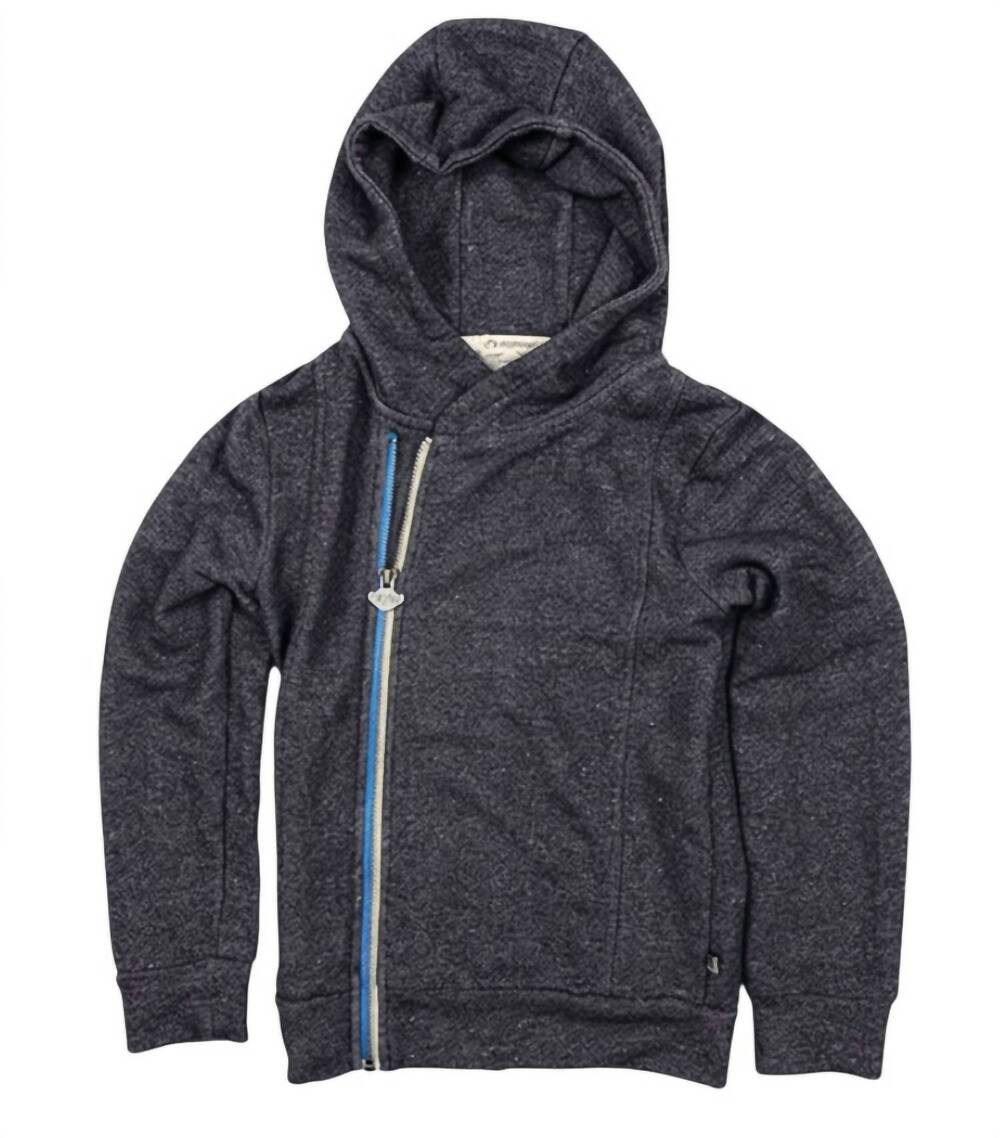 NEW APPAMAN kids speedway slub hoodie in grey